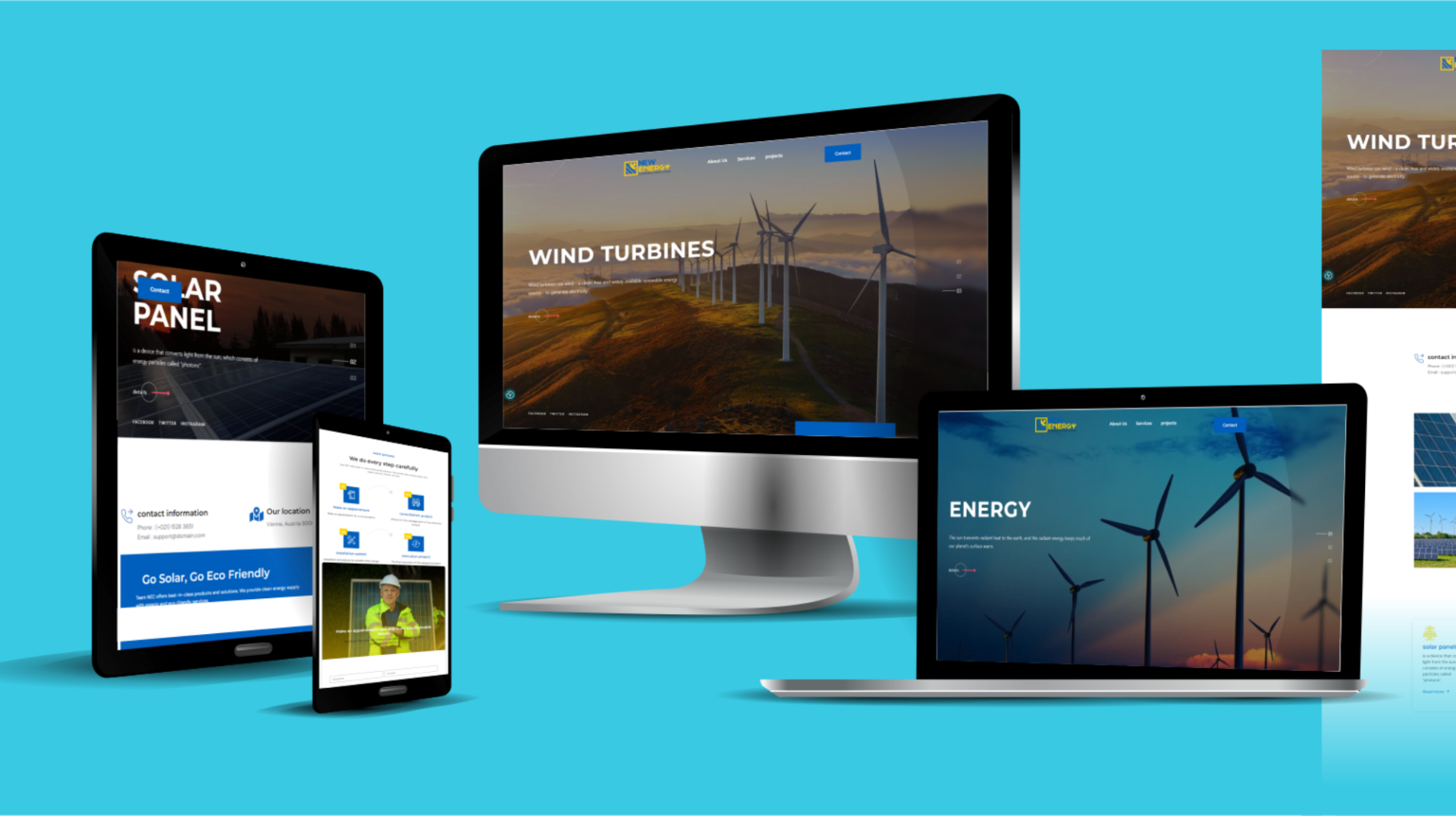 nec responsive web